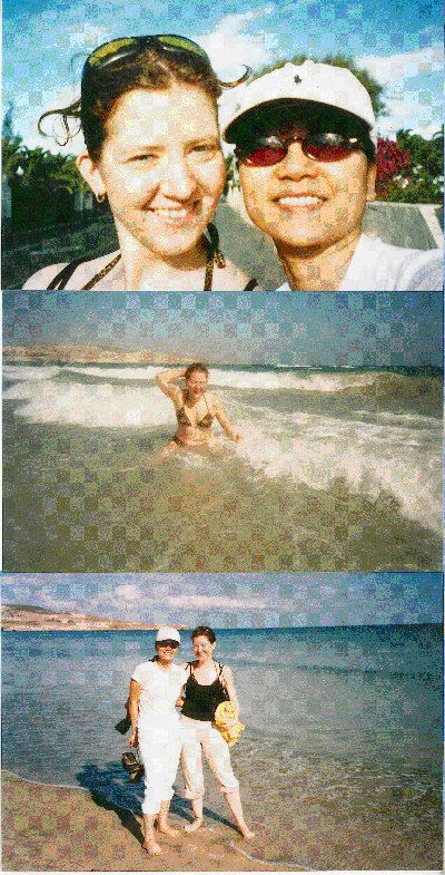 Ilona und Maria on holidays